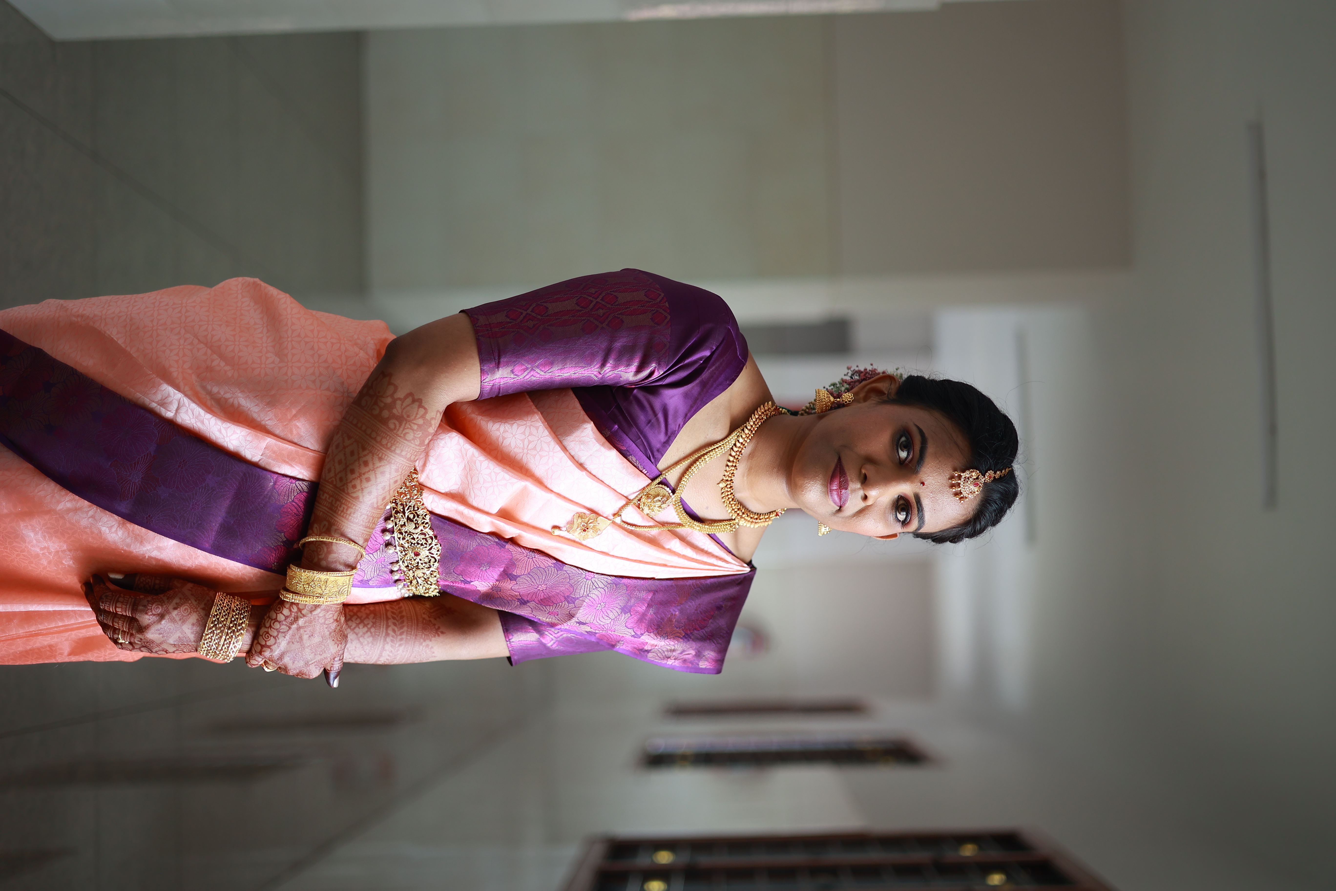 Couple posing together